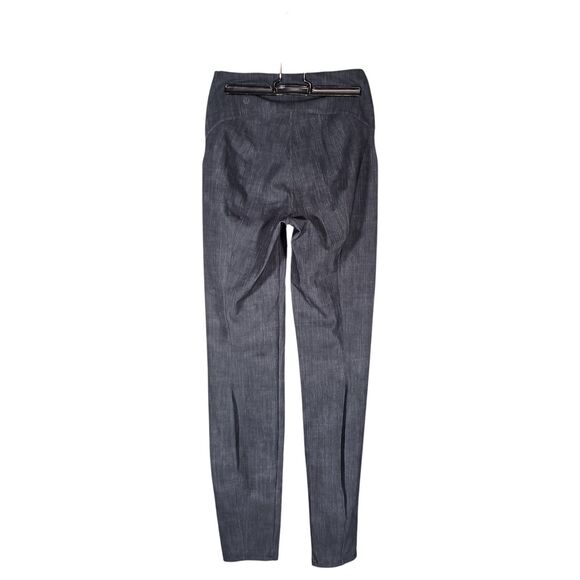 Lululemon Pants Here to There High Rise 7/8 Crosshatch Texture Black Womens 4 - Picture 2 of 4